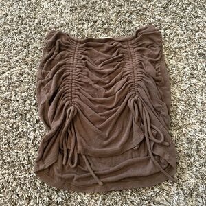 mini brown skirt 🧸